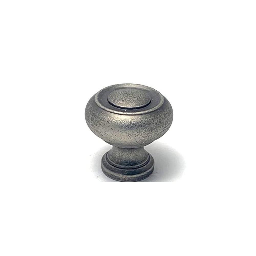 Hanson Cabinet Hardware Knob in Antique Pewter Finish