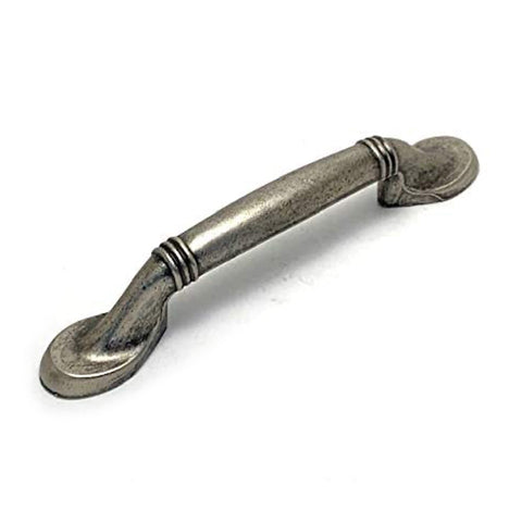 Nantucket Cabinet Drawer Handle Pull 3" Center-to-Center in Antique Pewter Finish