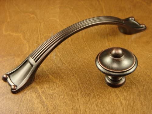 Rome Cabinet Drawer Handle Pull 3.75" Center-to-Center in Venetian Bronze Finish